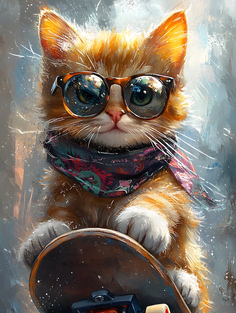 Skateboard Cat 3