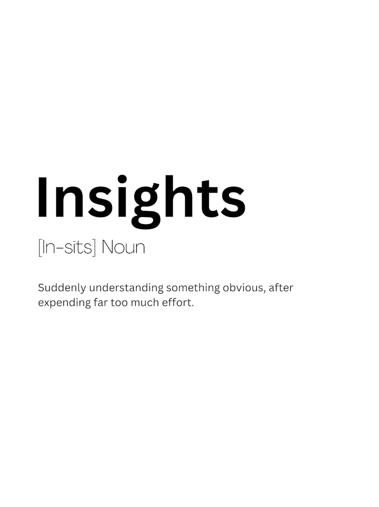 Insights Definition Meaning