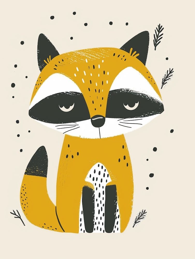 Yellow Raccoon 2