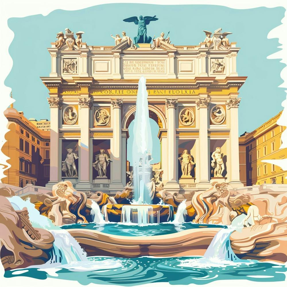 Trevi-Brunnen 3