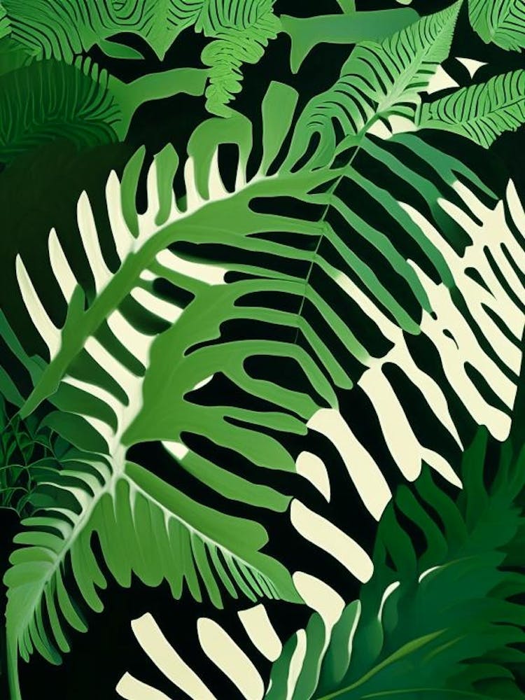 Upside Down Fern Vibrant