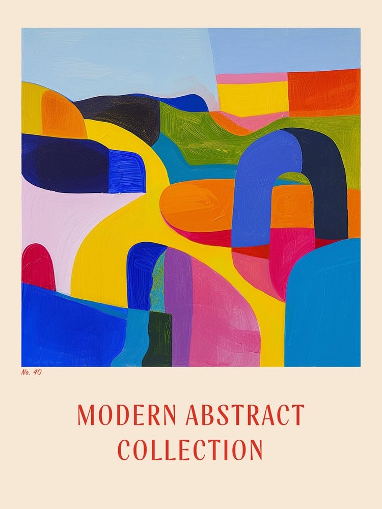 Modern Abstract Collection Poster 40
