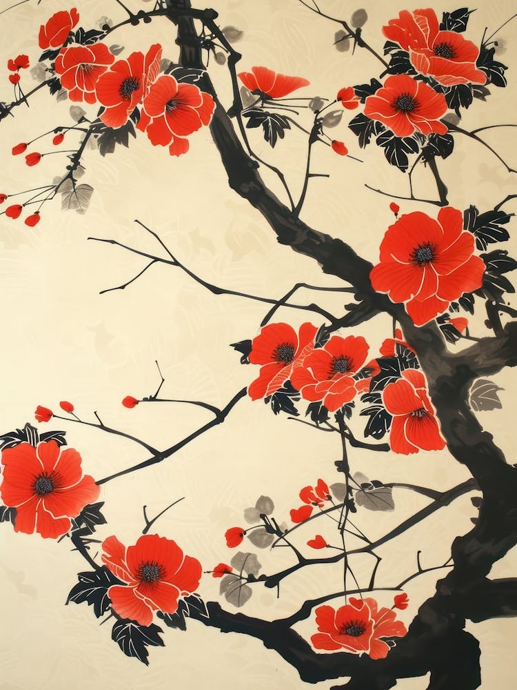 Great Japan  Hokusai Botanical Japanese 21