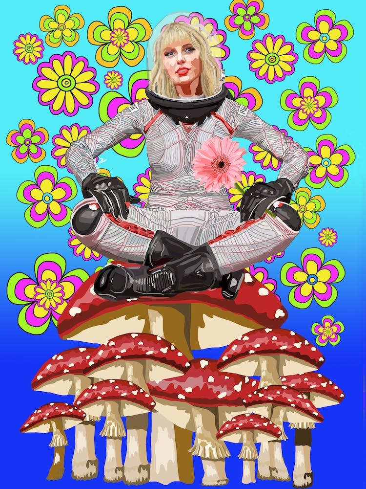 Magic Mushrooms On Mars