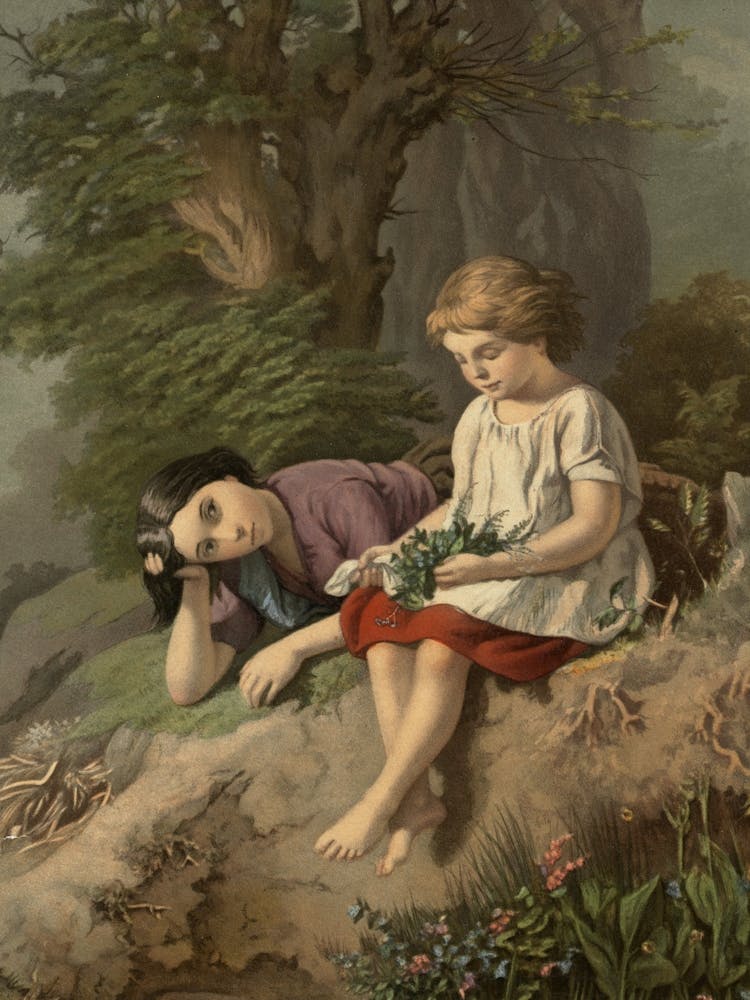 Two Girls In The Woods