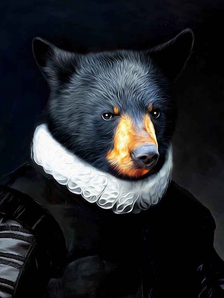 Jon The Dutch Master Bear Pet Portraits