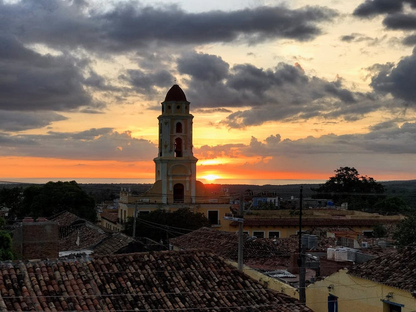Sunset Over Trinidad Cuba (Cuba Series)