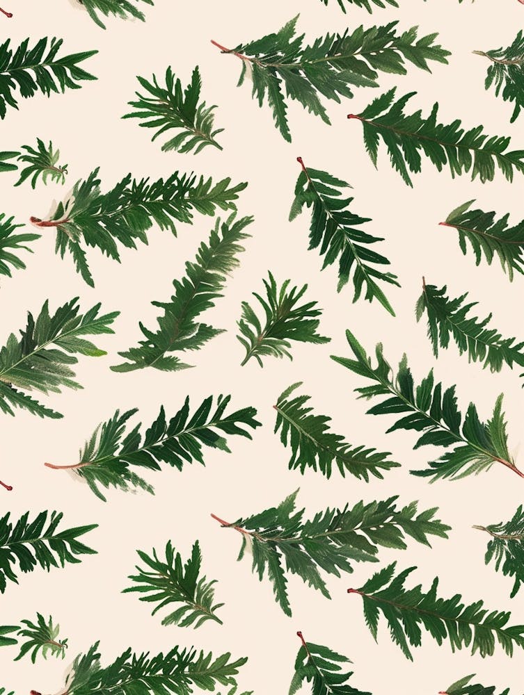 Pattern Poster Holly Fern 1
