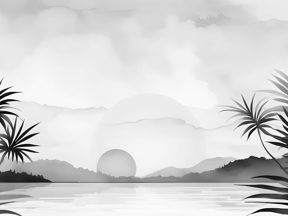 Black And White Painting 71
