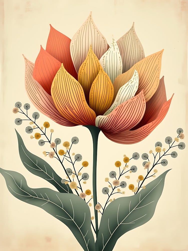 Neutral Aesthetic Flowers