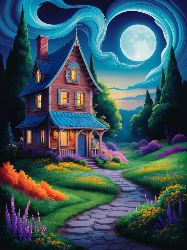 House At Night