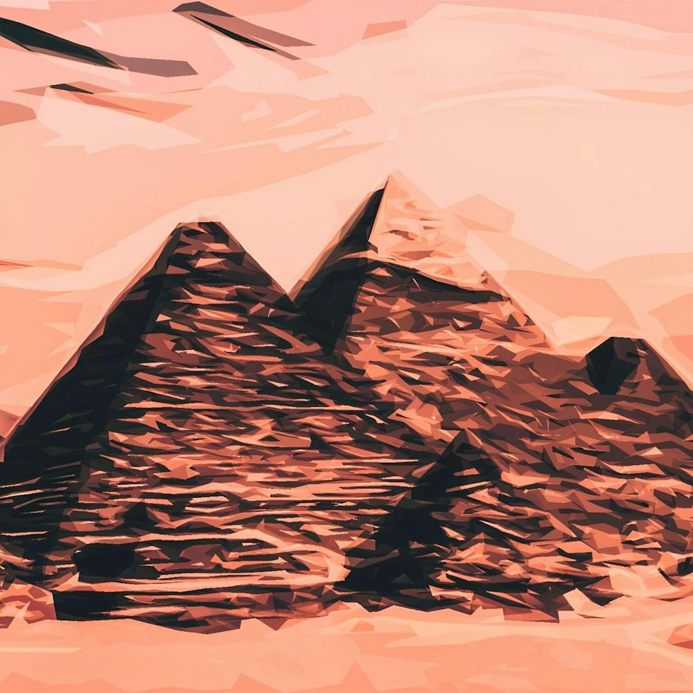 Pyramids Egypt Nature Monumental Architecture