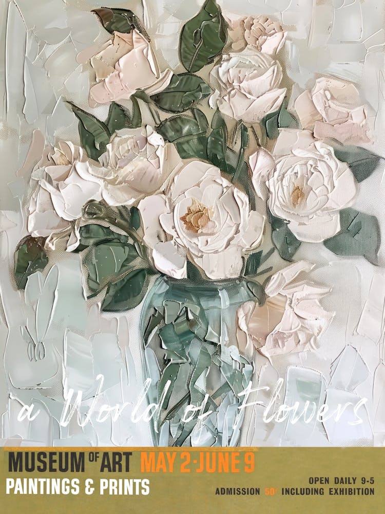 A World Of Flowers, Van Gogh Exhibition Rose 2