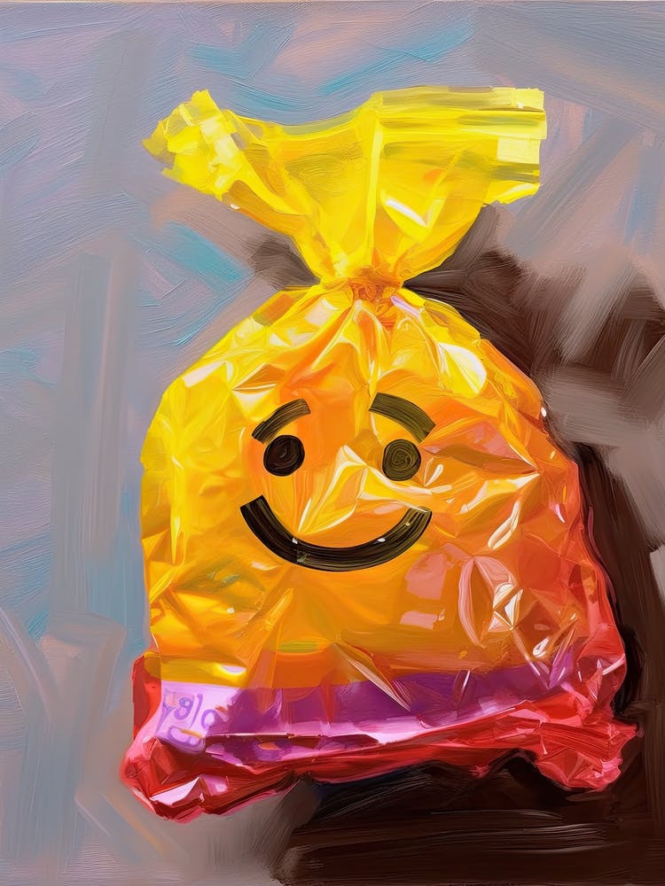Smiley-Gesicht Ölgemälde 2