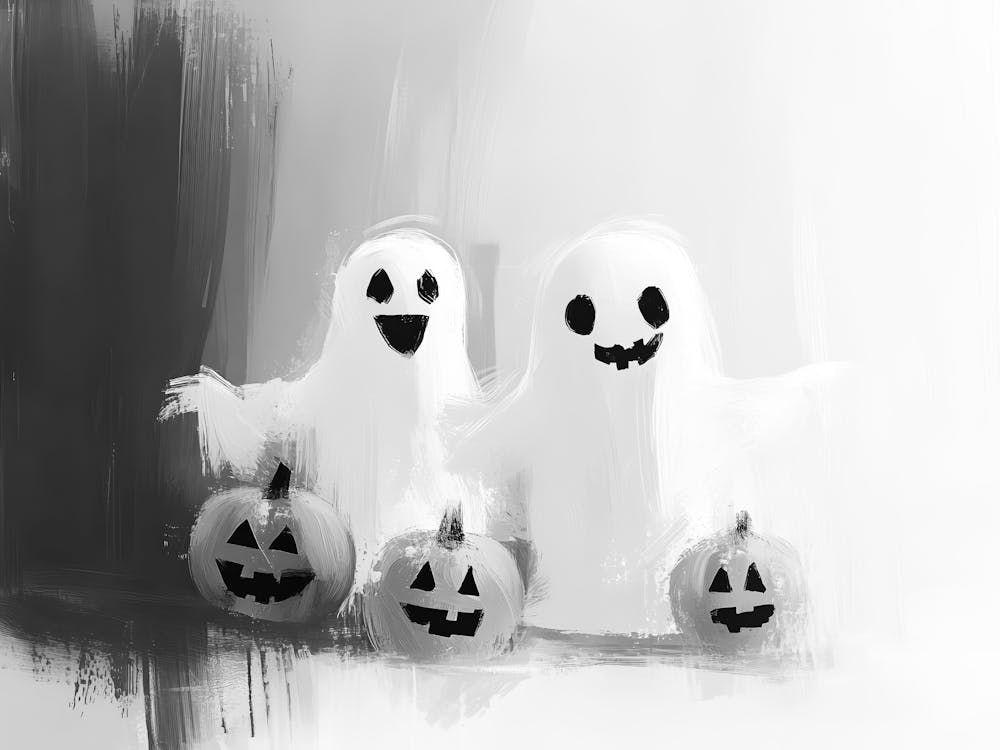 Ghosts And Pumpkins 8