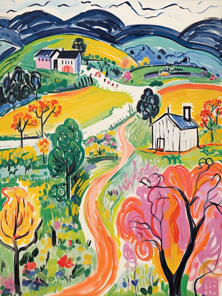 Blackberry Farm   Walland, Tennessee   Resort Storybook Illustration 2
