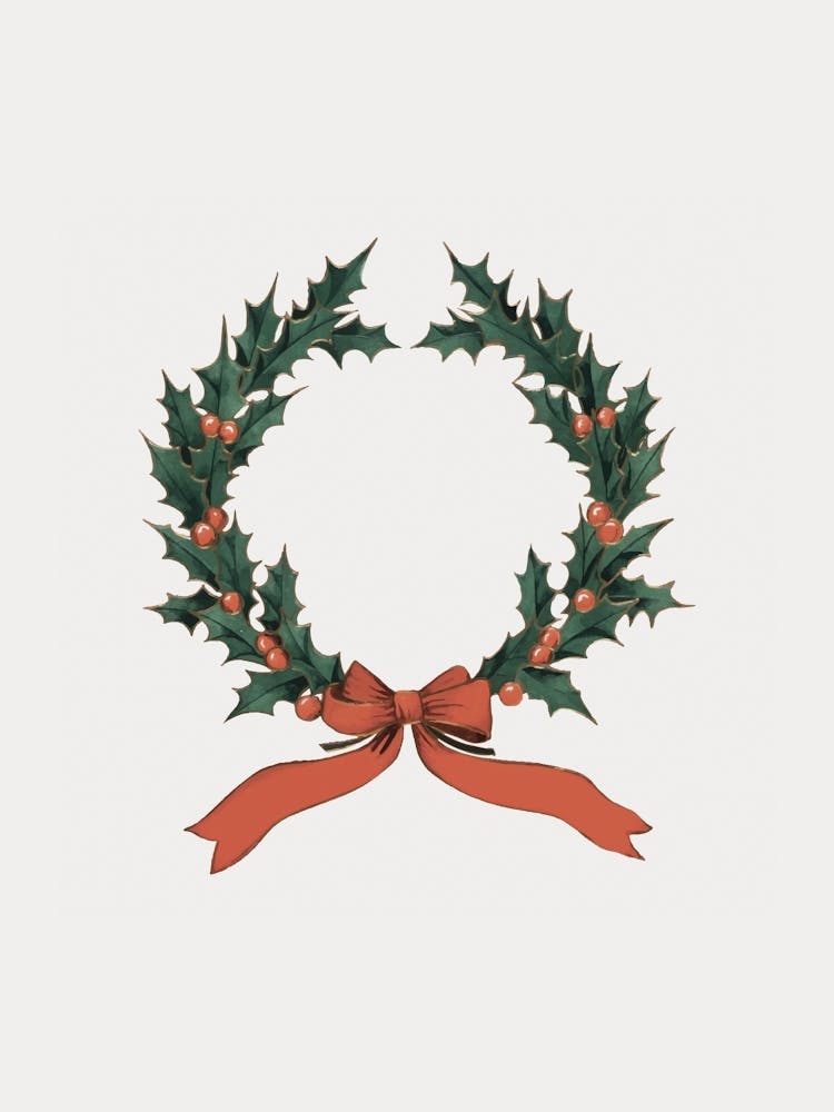 Vintage Christmas Wreath