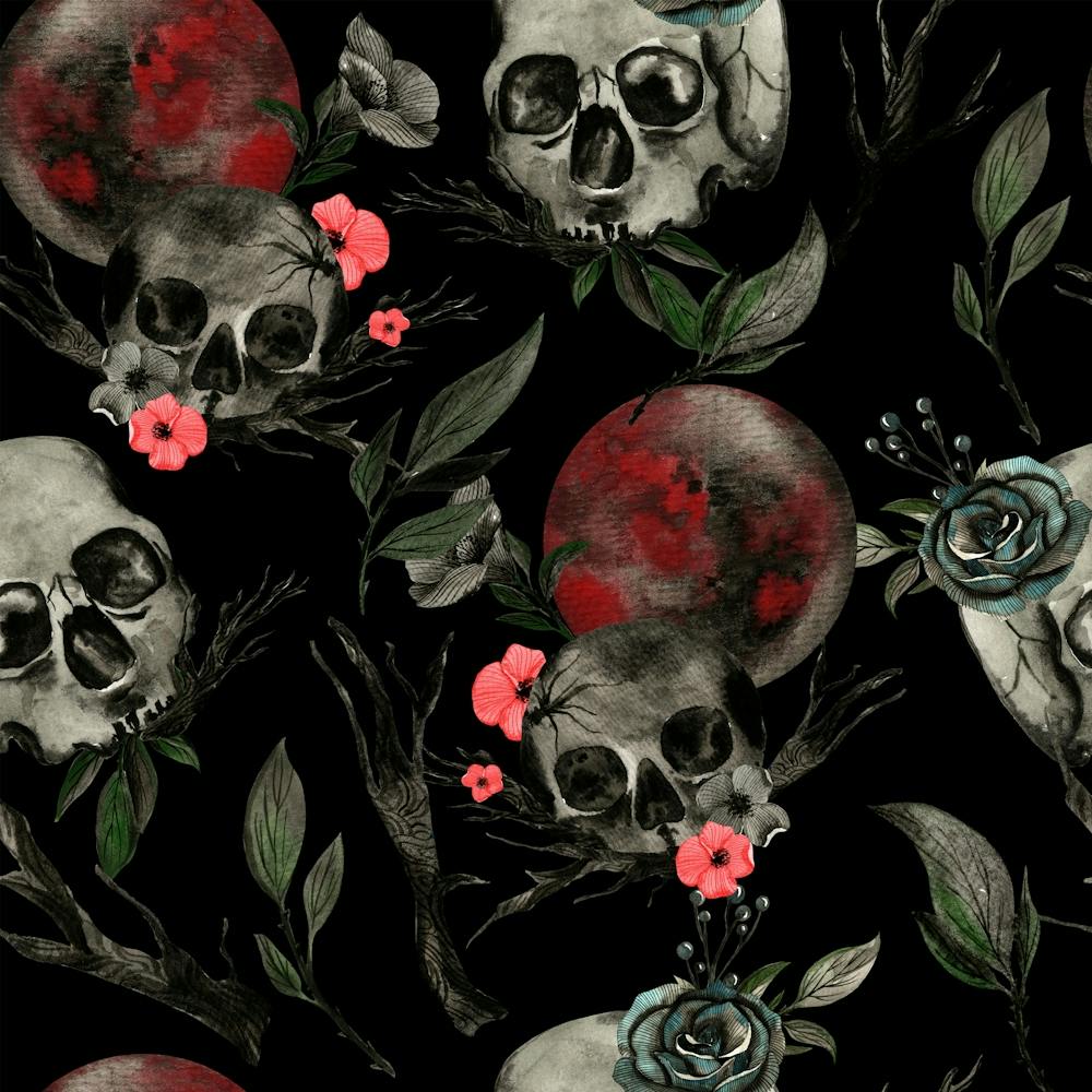 Skulls And blood moons