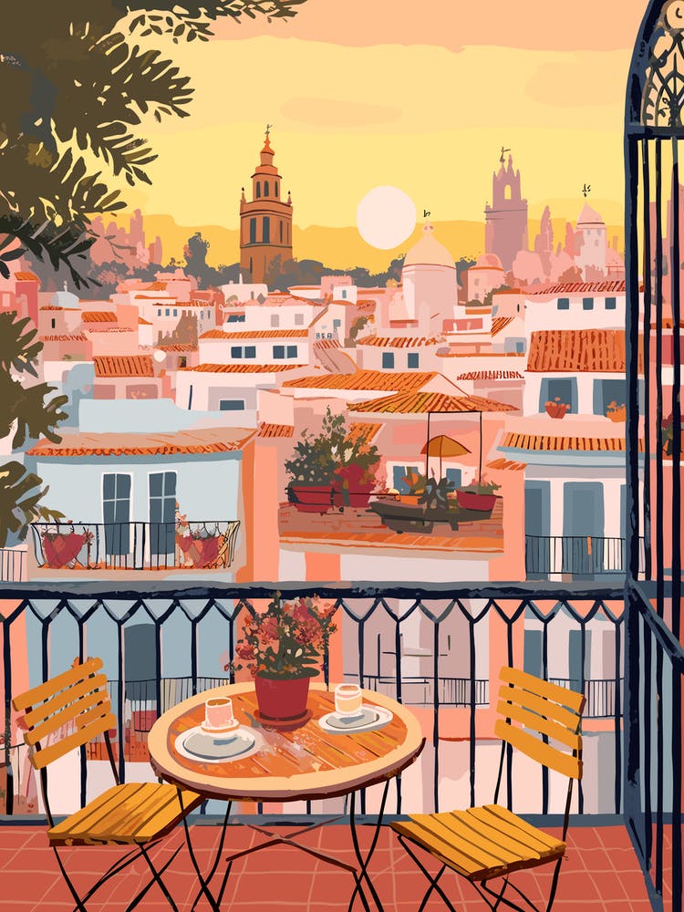 Seville Spain 1 Illustration