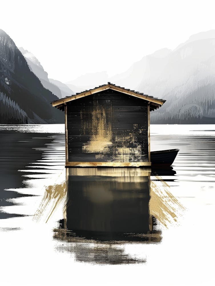 Houseboat Canvas Print