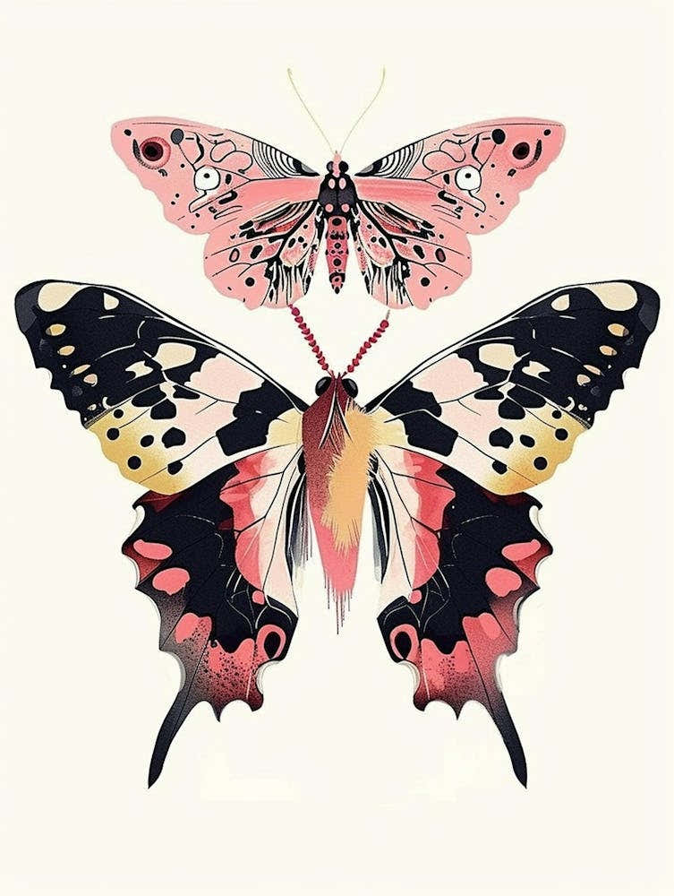 Colourful Insect Illustration Butterfly 24