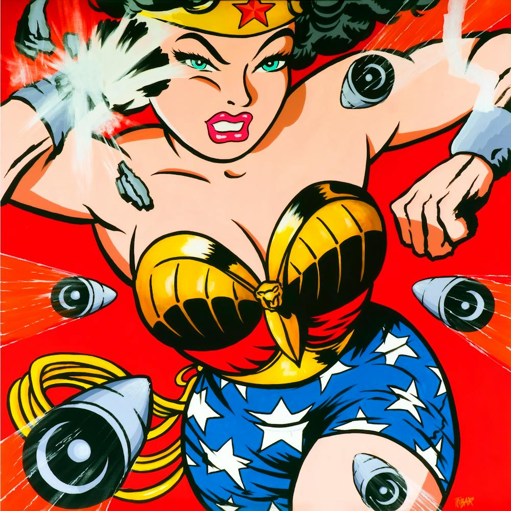 Wonder Girl |Comic Art Digital | Pop Art World 2025