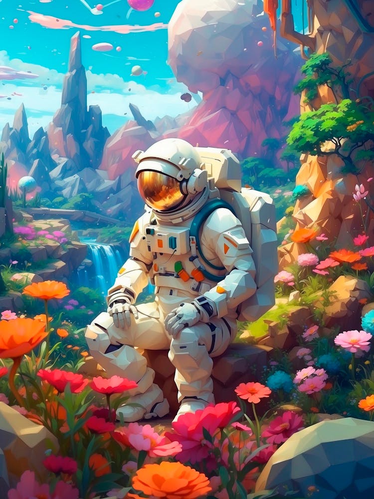 Astronaut im Weltraum
