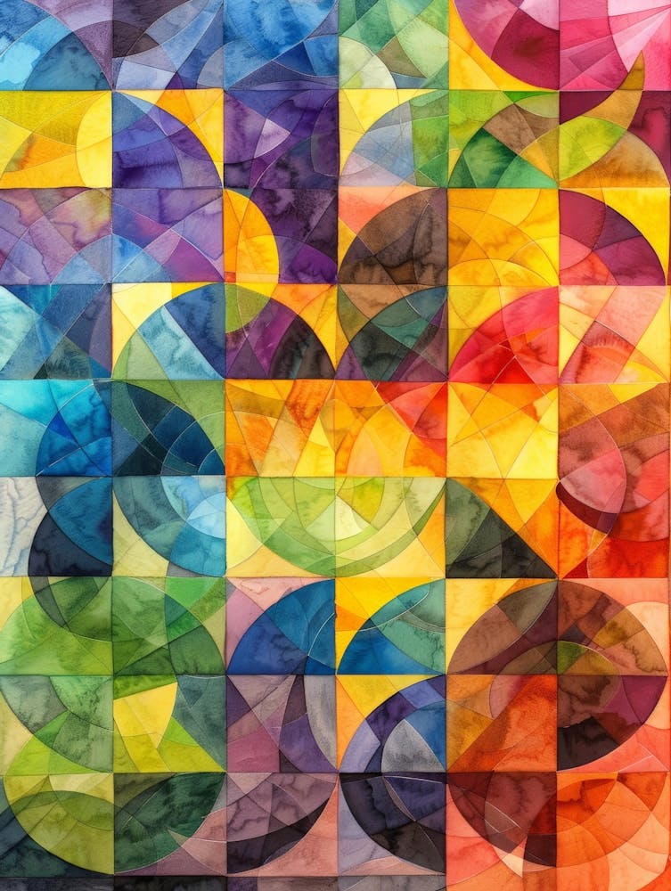 Abstract Watercolor Painting 65