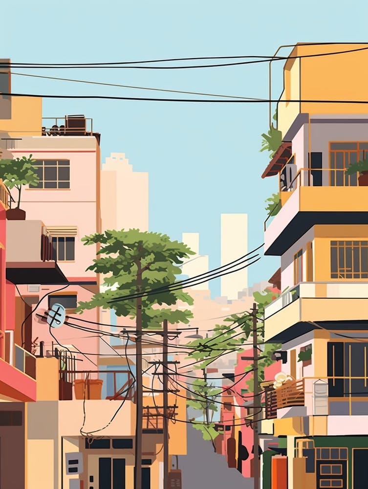 Vietnam Travel Illustration