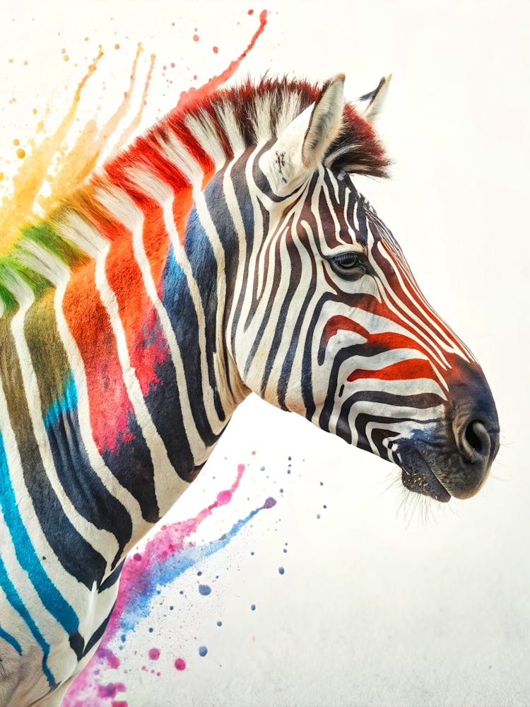 Colorful Zebra