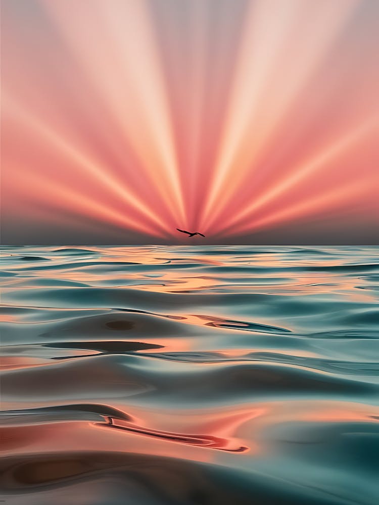 Sunrise Over The Ocean 2