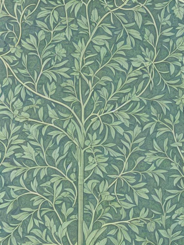 Redwood 2 tree Vintage Botanical