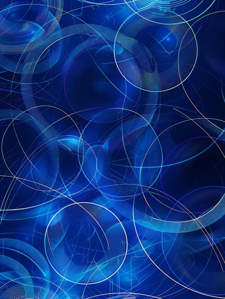 Abstract Circles Background