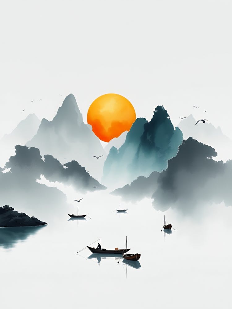 Asian Landscape Painting 8