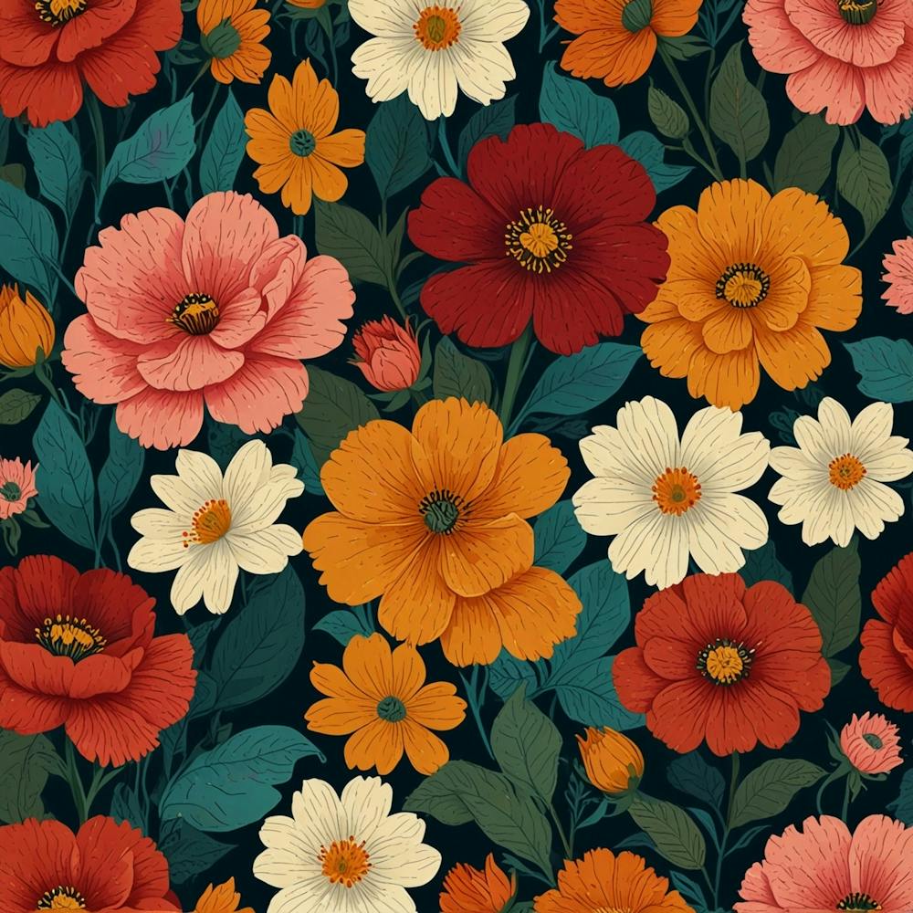 Floral Seamless Pattern 3