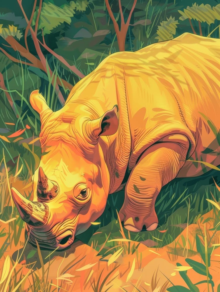 Rhino - Painting