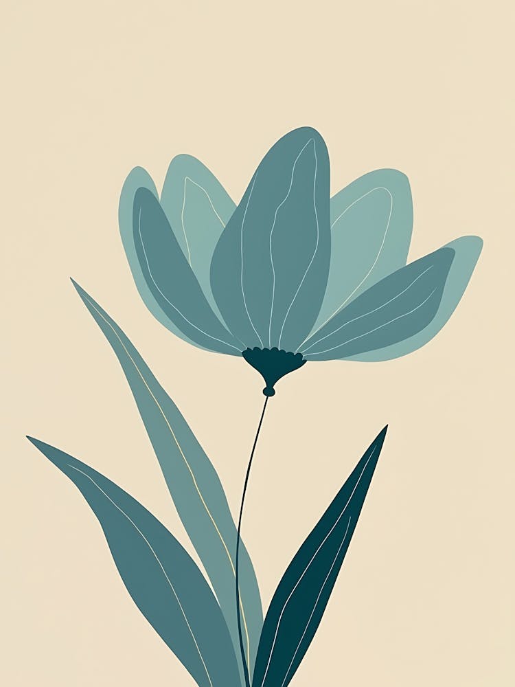 Soft Sage Bloom Tulip