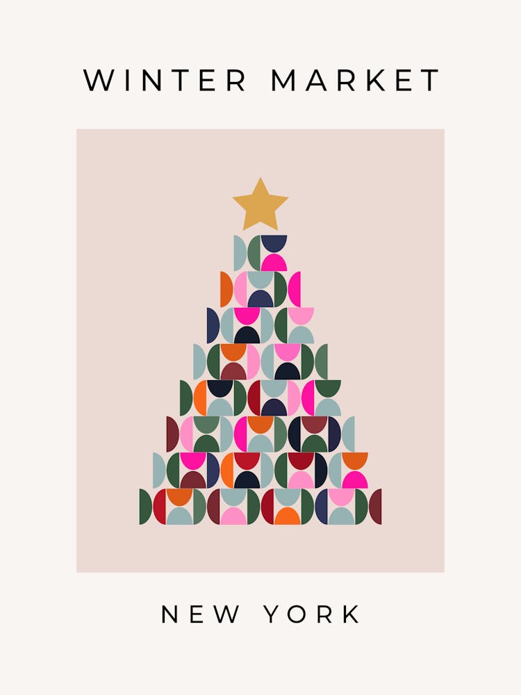 Winter Market | 01 – Colorful Christmas Tree