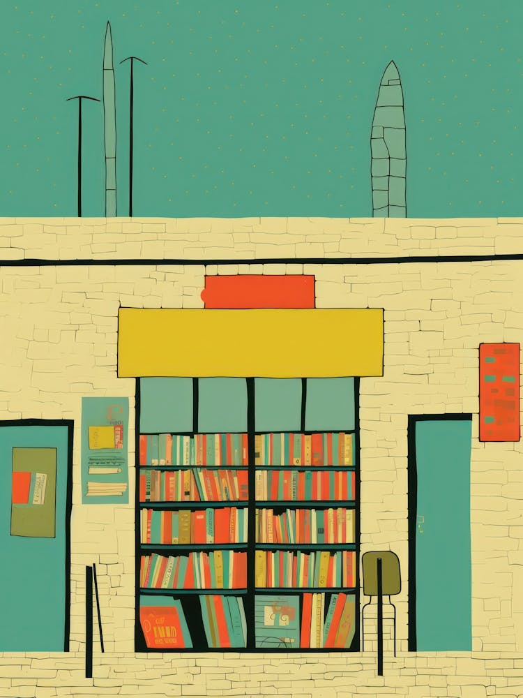 Tel Aviv The Book Nook Pastel Colours 2