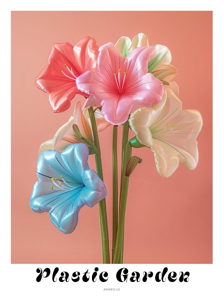 Dreamy Inflatable Flowers Poster Amaryllis 2