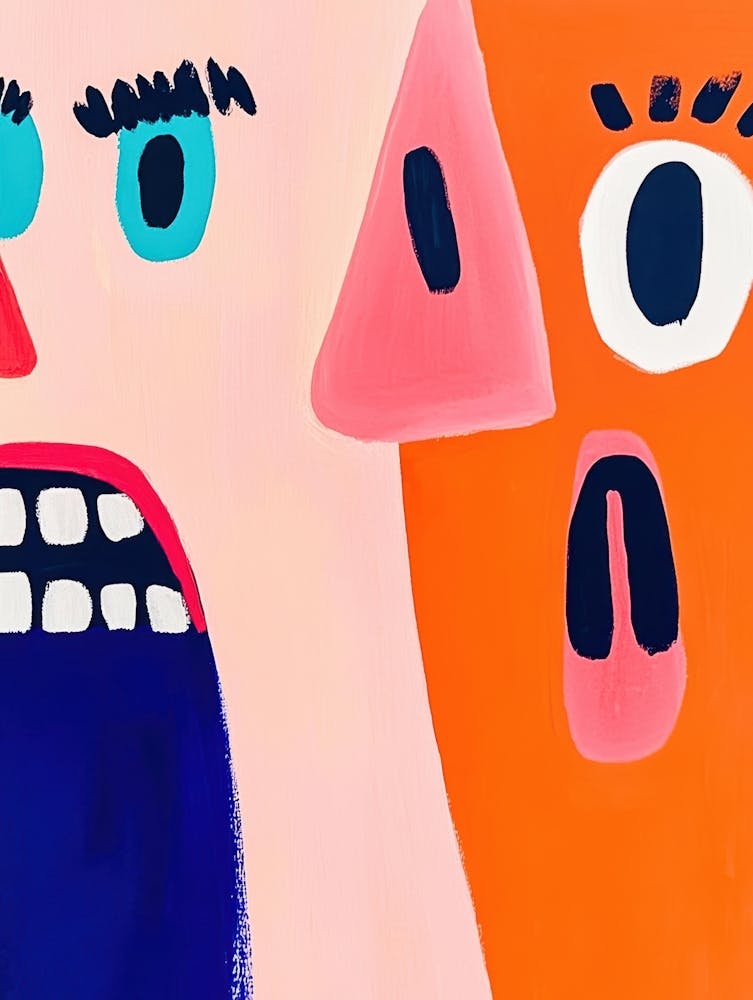 Two Angry Faces