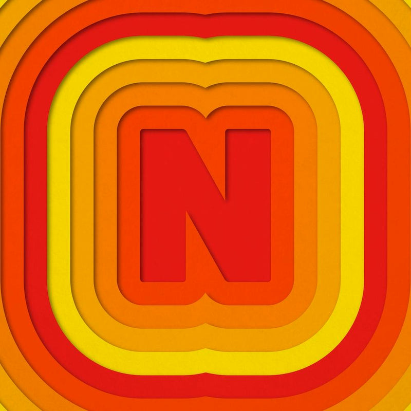 N Paper Alphabet