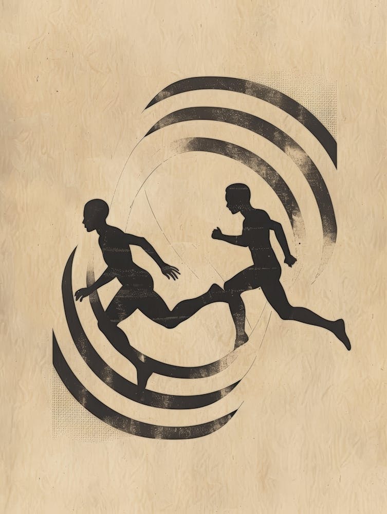 Two Runners In A Circle