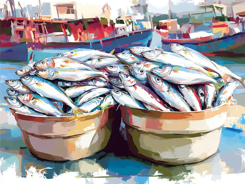 Fish In Buckets
