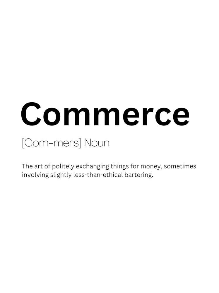 Commerce Definition Meaning