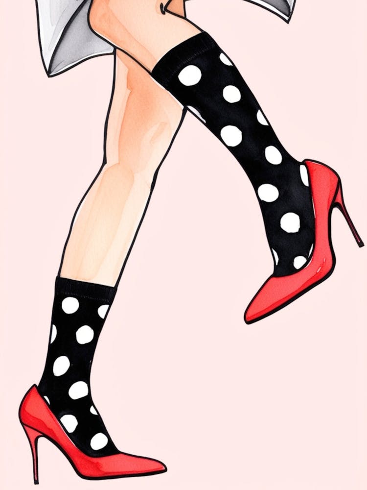 Polka Dot Socks