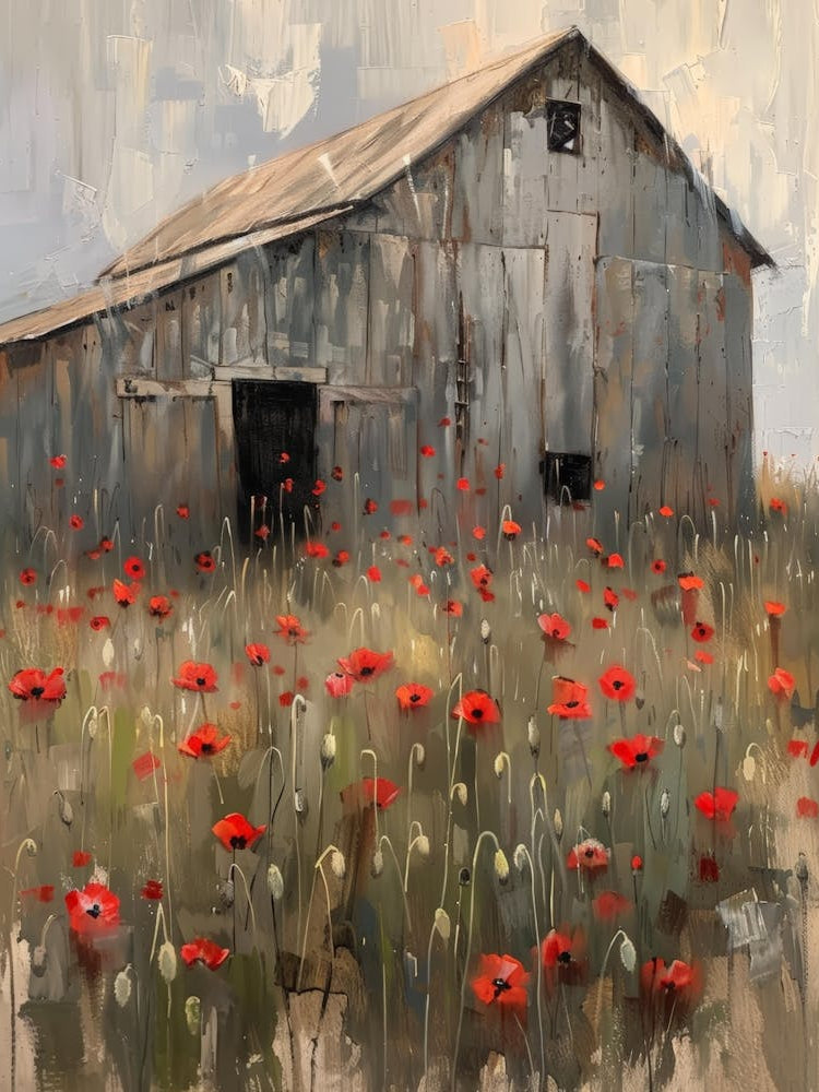 Poppies In The Barn