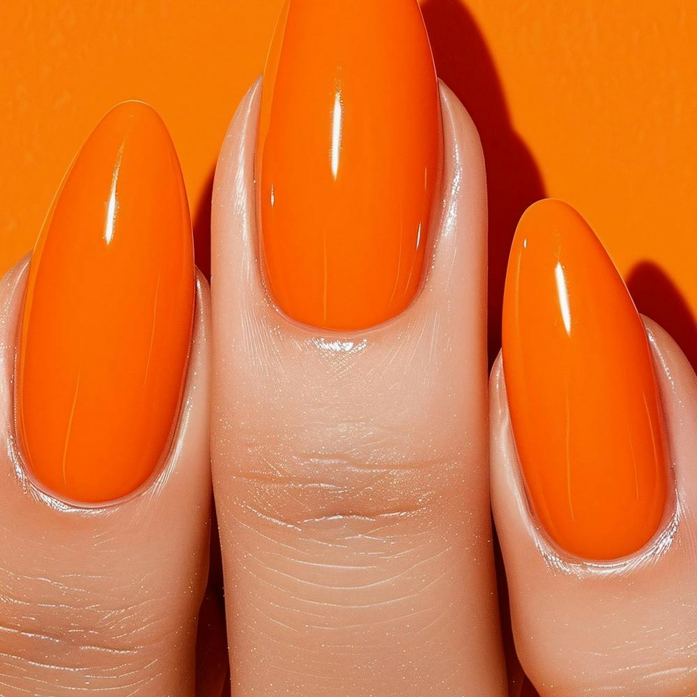 Orange Nails