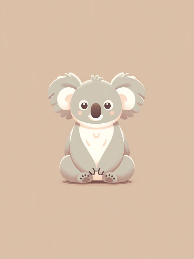 Koala Wall Art Baby Room NewBorn