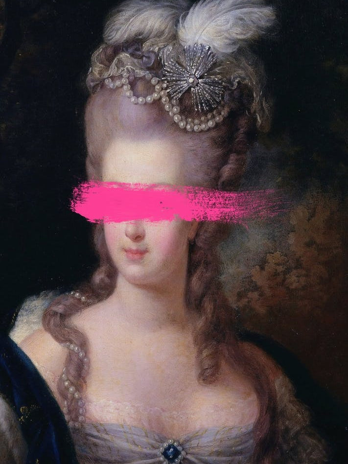 Marie Antoinette Paint Splatter